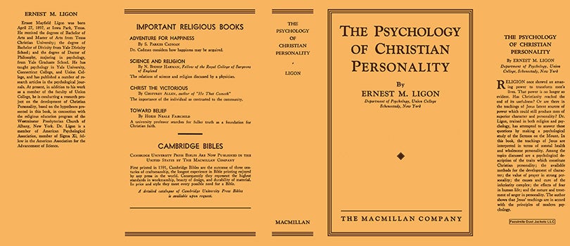Item #59948 Psychology of Christian Personality, The. Ernest M. Ligon.