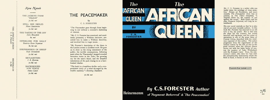 Item #5996 African Queen, The. C. S. Forester