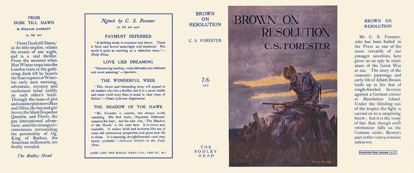 Item #5997 Brown on Resolution. C. S. Forester