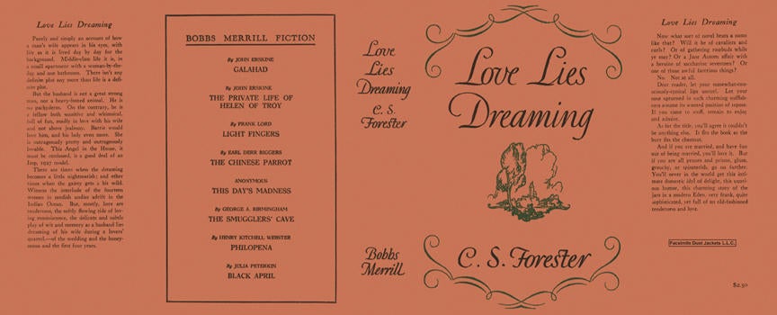 Item #6003 Love Lies Dreaming. C. S. Forester