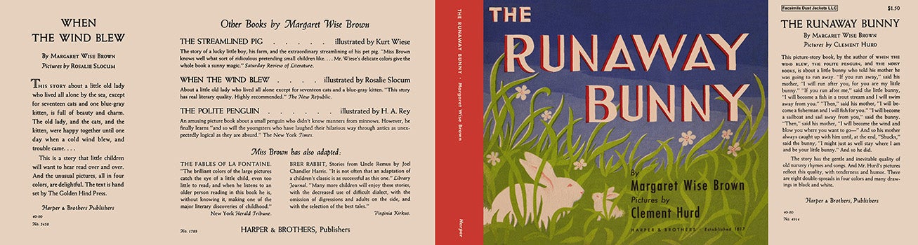 Item #60031 Runaway Bunny, The. Margaret Wise Brown, Clement Hurd