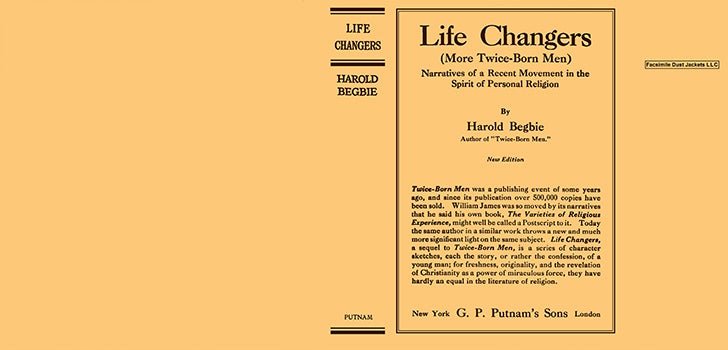 Item #60036 Life Changers. Harold Begbie.