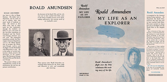 Item #60040 My Life as an Explorer. Roald Amundsen