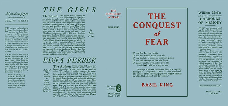 Item #60110 Conquest of Fear, The. Basil King.
