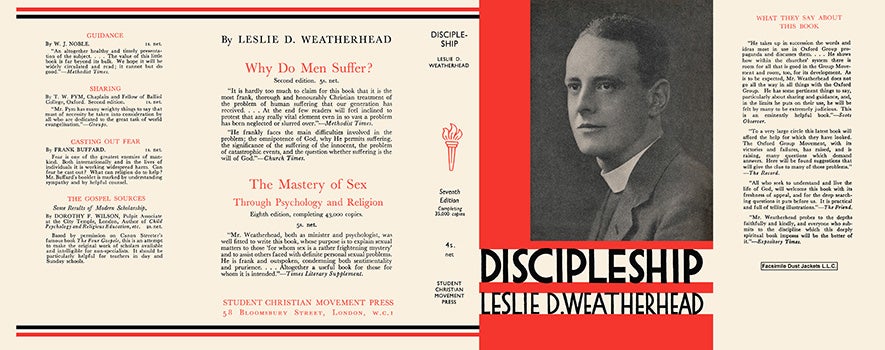 Item #60118 Discipleship. Leslie D. Weatherhead.