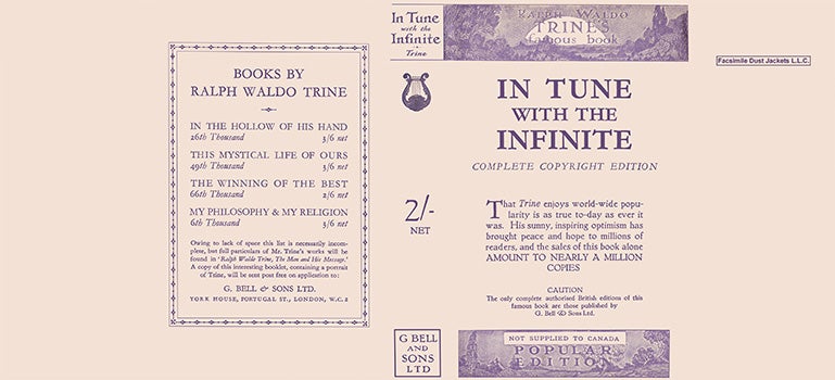 Item #60123 In Tune with the Infinite. Ralph Waldo Trine.