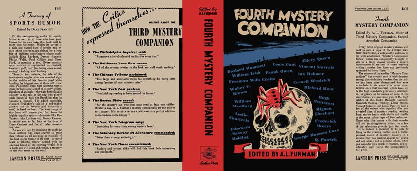 Item #6020 Fourth Mystery Companion. A. L. Furman, Anthology