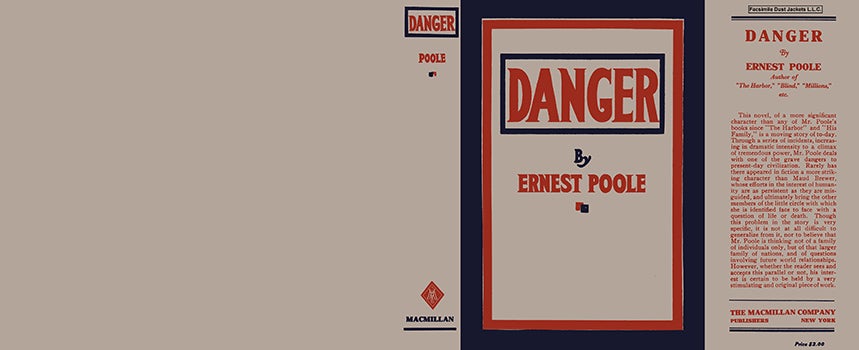 Item #60207 Danger. Ernest Poole.