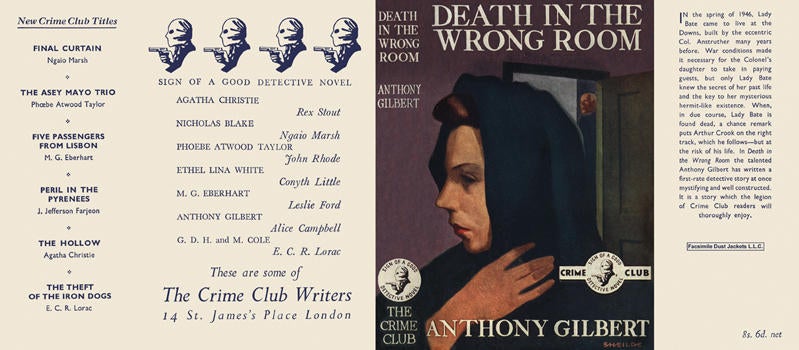 Item #6023 Death in the Wrong Room. Anthony Gilbert.