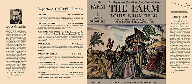 Item #60255 Farm, The. Louis Bromfield