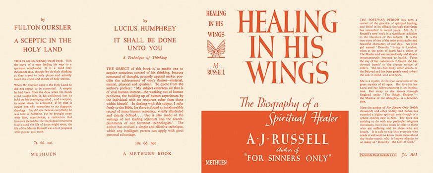 Item #60269 Healing in His Wings. A. J. Russell.