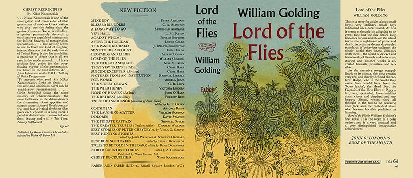 Item #6030 Lord of the Flies. William Golding