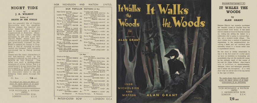 Item #6032 It Walks the Woods. Alan Grant