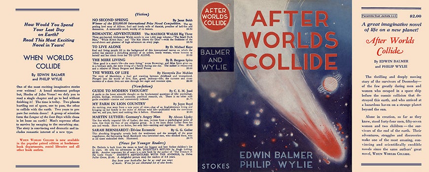 Item #60527 After Worlds Collide. Edwin Balmer, Philip Wylie.