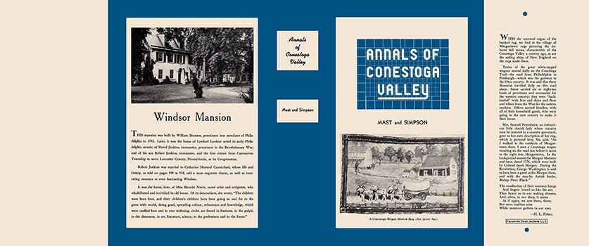 Item #60534 Annals of Conestoga Valley. C. Z. Mast, Robert E. Simpson