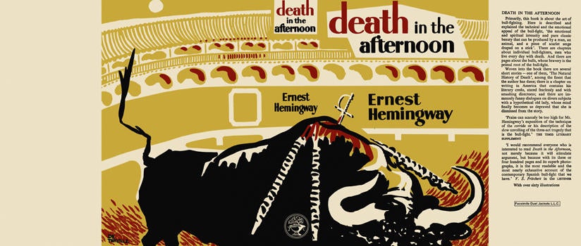 Item #6055 Death in the Afternoon. Ernest Hemingway
