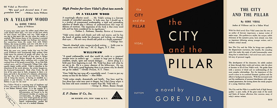 Item #60644 City and the Pillar, The. Gore Vidal