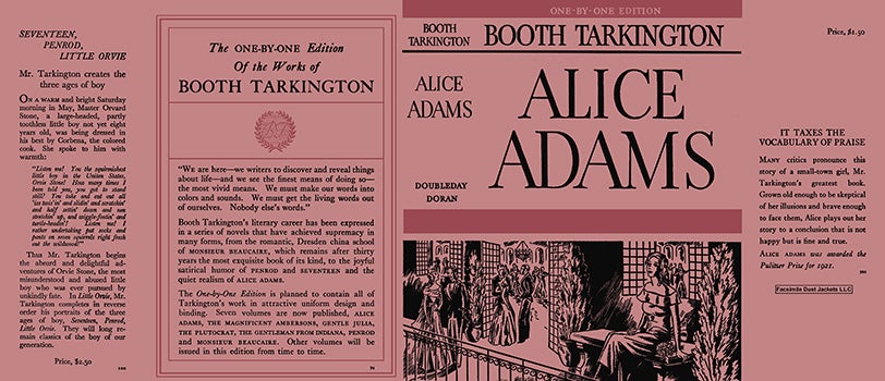Item #60646 Alice Adams. Booth Tarkington