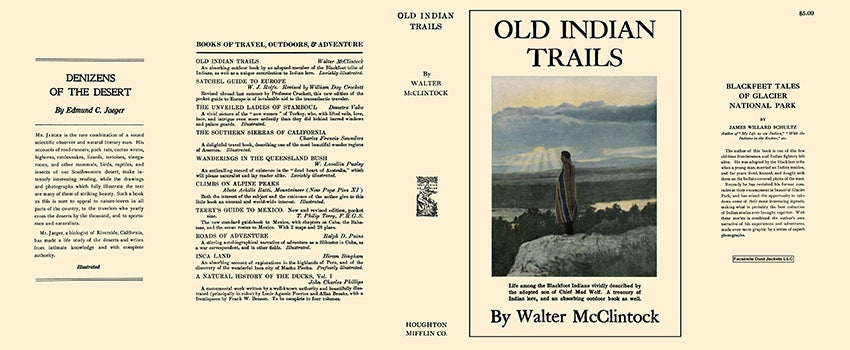 Item #60656 Old Indian Trails. Walter McClintock