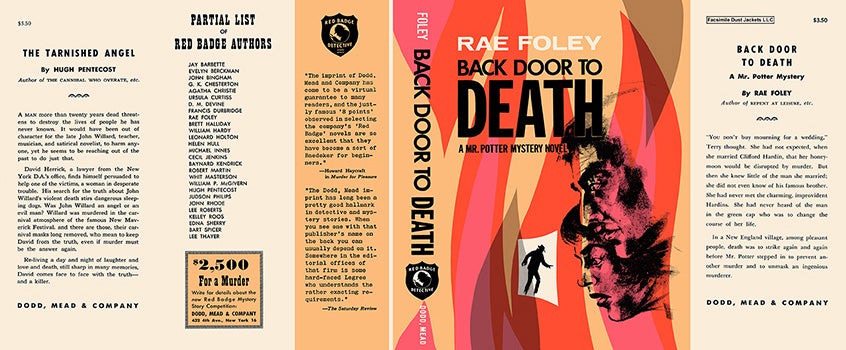 Item #60773 Back Door to Death. Rae Foley