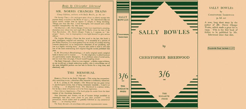 Item #6079 Sally Bowles. Christopher Isherwood.