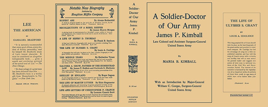Item #60798 Soldier-Doctor of Our Army, James P. Kimball, A. Maria B. Kimball