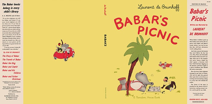 Item #60821 Babar's Picnic. Laurent De Brunhoff
