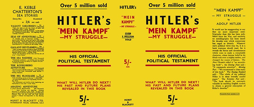 Mein Kampf - My Struggle - His Official Political Testament | Adolf Hitler