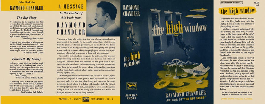 Item #612 High Window, The. Raymond Chandler.
