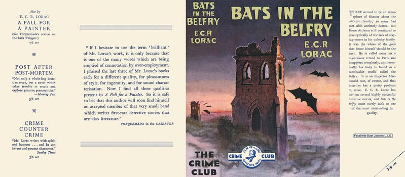 Item #6125 Bats in the Belfry. E. C. R. Lorac.