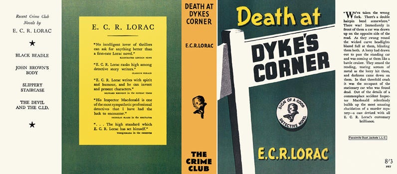 Item #6129 Death at Dyke's Corner. E. C. R. Lorac