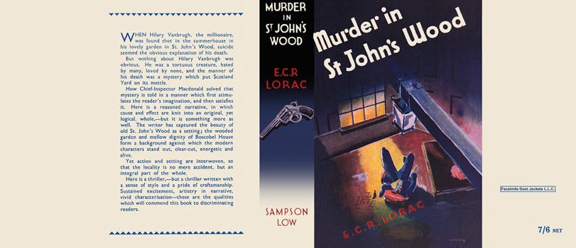 Item #6132 Murder in St. John's Wood. E. C. R. Lorac.
