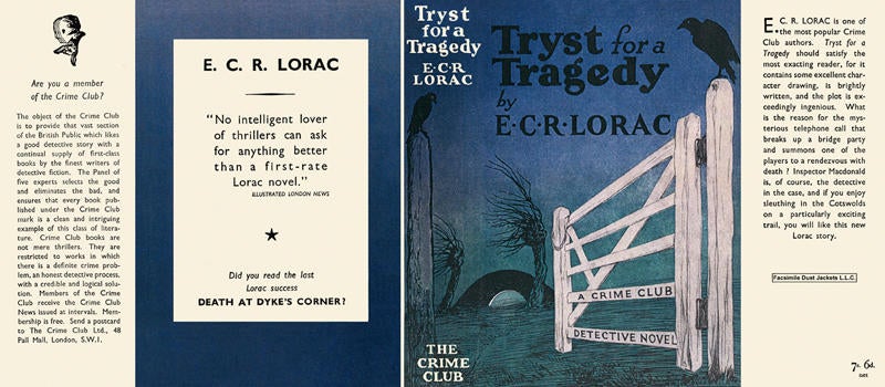 Item #6136 Tryst for a Tragedy. E. C. R. Lorac.