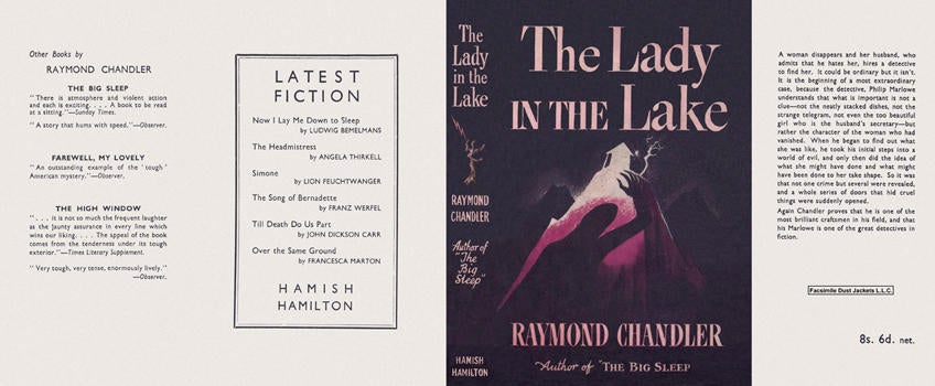 Item #616 Lady in the Lake, The. Raymond Chandler