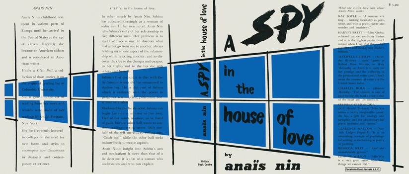 Spy in the House of Love, A. | Anais Nin