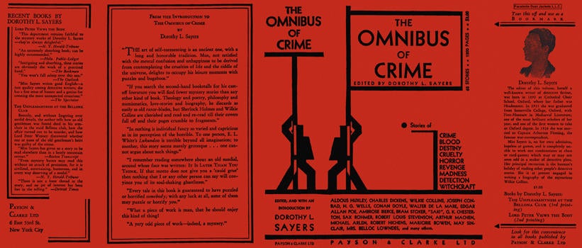 Item #6227 Omnibus of Crime, The. Dorothy L. Sayers