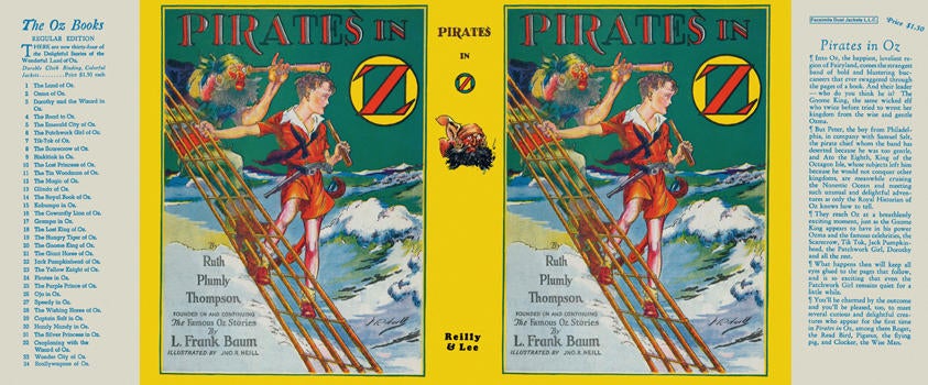 Item #6254 Pirates in Oz. Ruth Plumly Thompson, John R. Neill