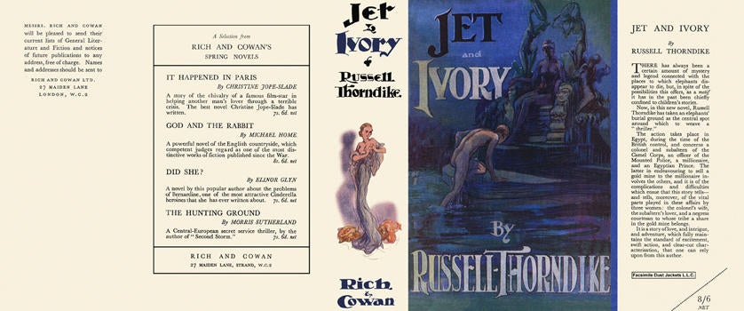 Item #6260 Jet and Ivory. Russell Thorndike