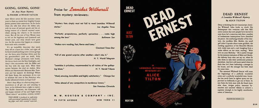 Item #6263 Dead Ernest. Alice Tilton