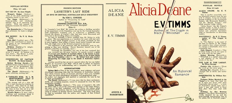 Item #6265 Alicia Deane. E. V. Timms.