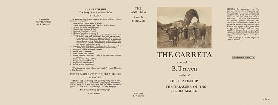 Item #6267 Carreta, The. B. Traven