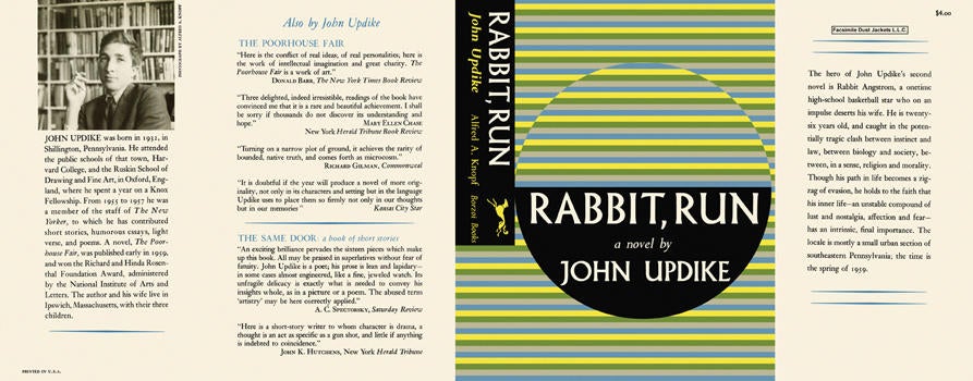 Item #6272 Rabbit, Run. John Updike