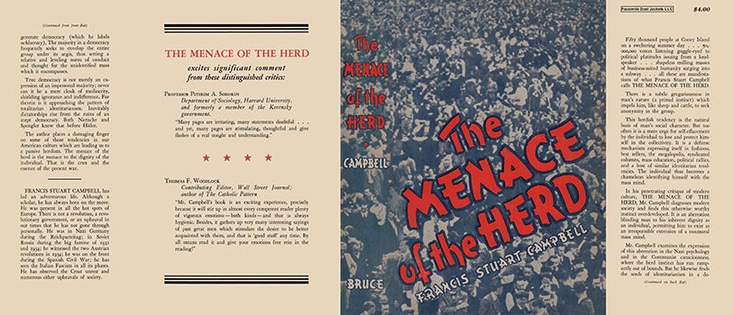 Item #62721 Menace of the Herd, The. Francis Stuart Campbell