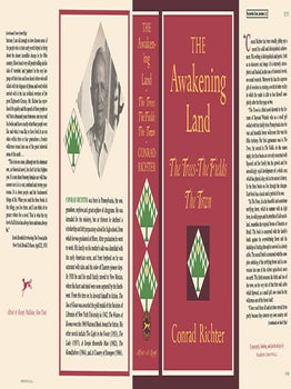 Awakening Land, The Trees, The Fields, The Town, The. Conrad Richter, Omnibus.
