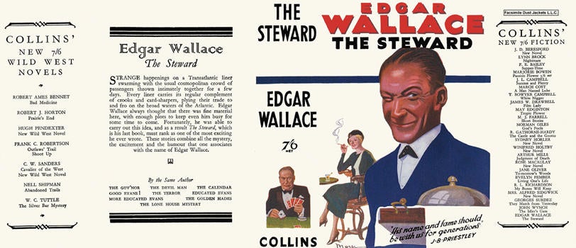 Item #6303 Steward, The. Edgar Wallace.