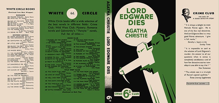 Item #63089 Lord Edgware Dies. Agatha Christie