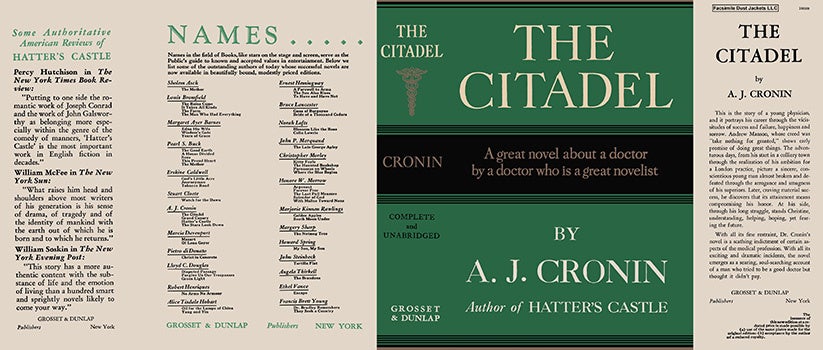 Item #63117 Citadel, The. A. J. Cronin