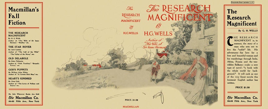 Item #6312 Research Magnificent, The. H. G. Wells