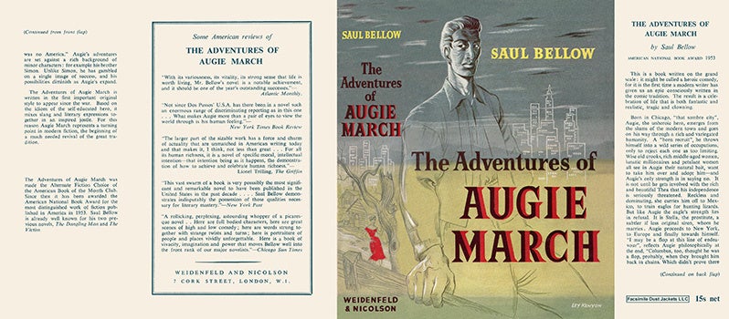Item #63145 Adventures of Augie March, The. Saul Bellow