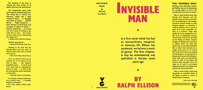 Item #63146 Invisible Man, The. Ralph Ellison
